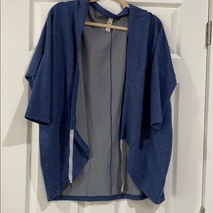 Lole open cardigan with tie front